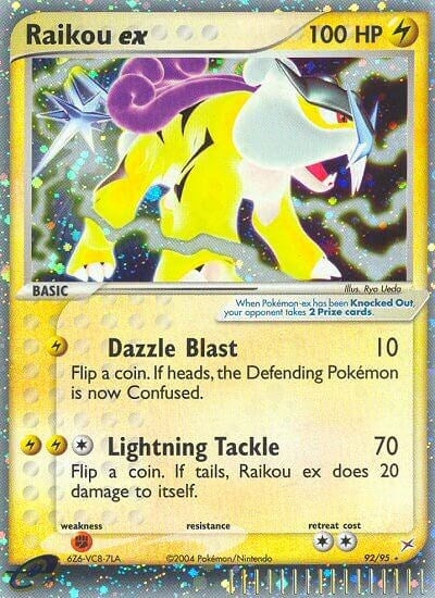 Image for Raikou ex (92/95) [Team Magma vs Team Aqua] - Pokemon