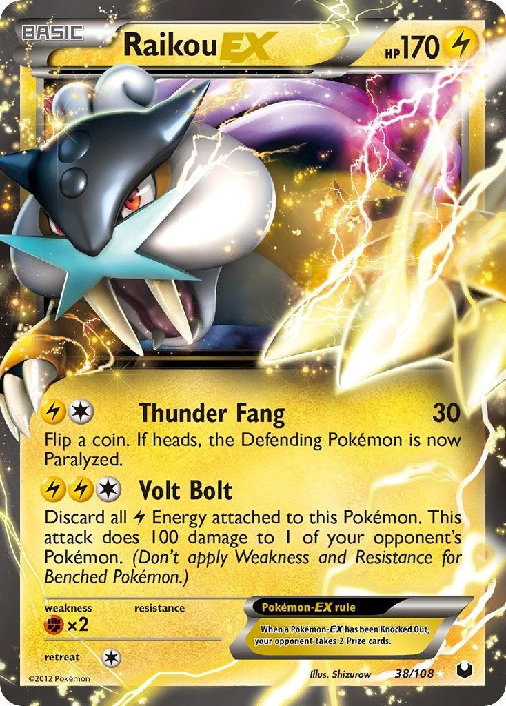 Image for Raikou EX (38/108) [Dark Explorers] - Pokemon