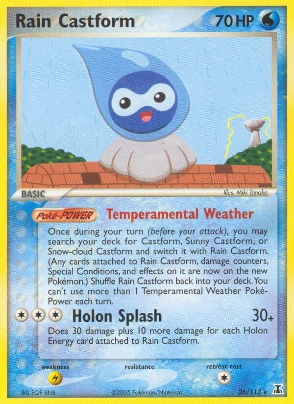 Image for Rain Castform (26/113) [Delta Species] - Pokemon