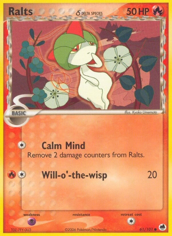 Image for Ralts (Delta Species) (61/101) [Dragon Frontiers] - Pokemon