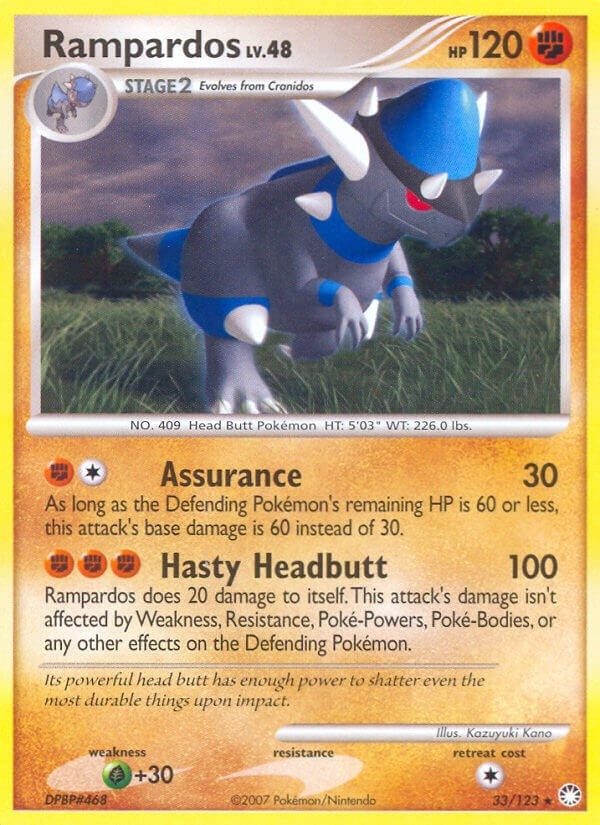 Image for Rampardos (33/123) [Mysterious Treasures] - Pokemon