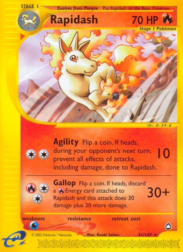 Image for Rapidash (031/147) [Aquapolis] - Pokemon