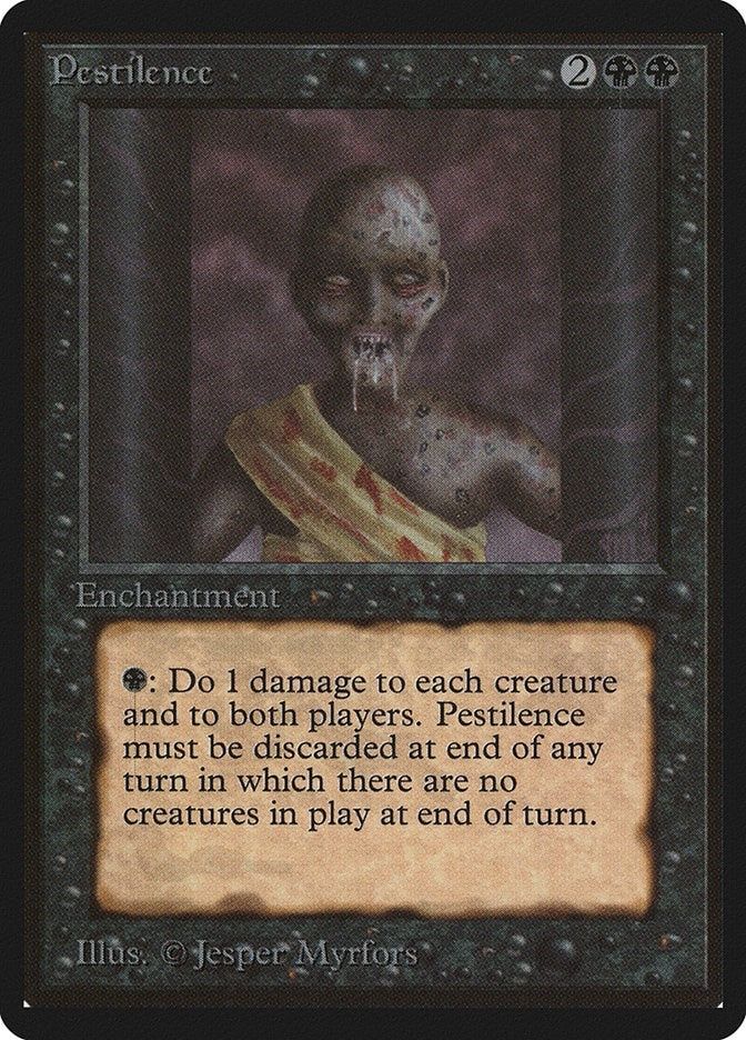 Image for Pestilence [Beta Edition] - Magic: The Gathering