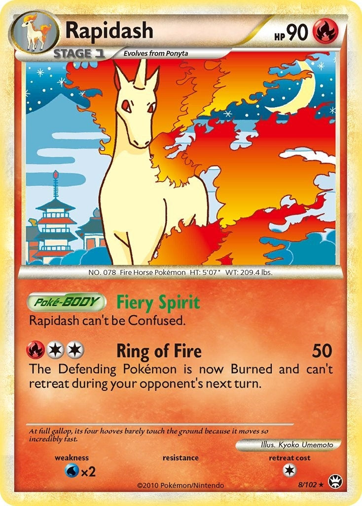 Image for Rapidash (8/102) [Triumphant] - Pokemon