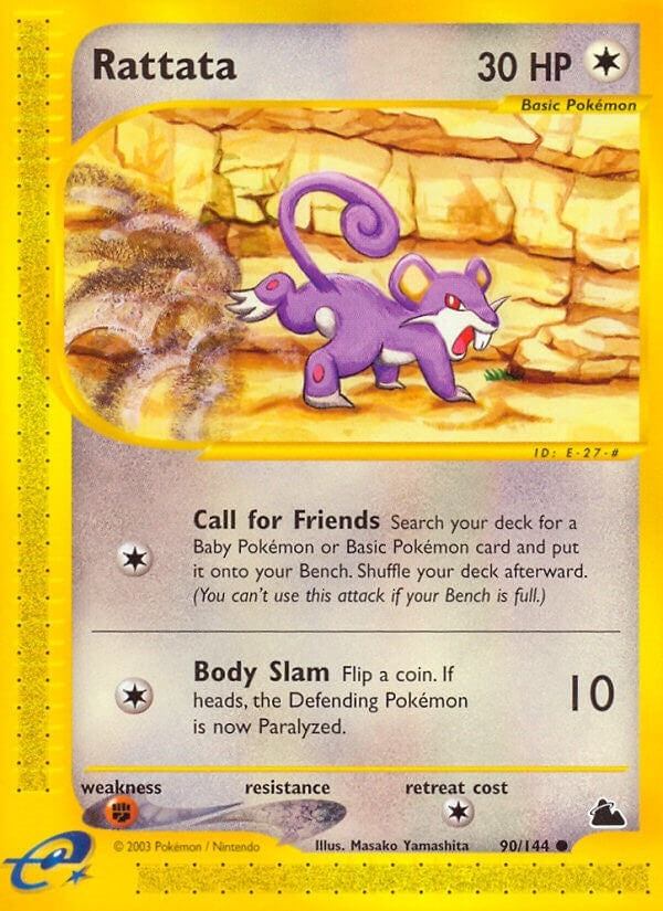 Image for Rattata (090/144) [Skyridge] - Pokemon