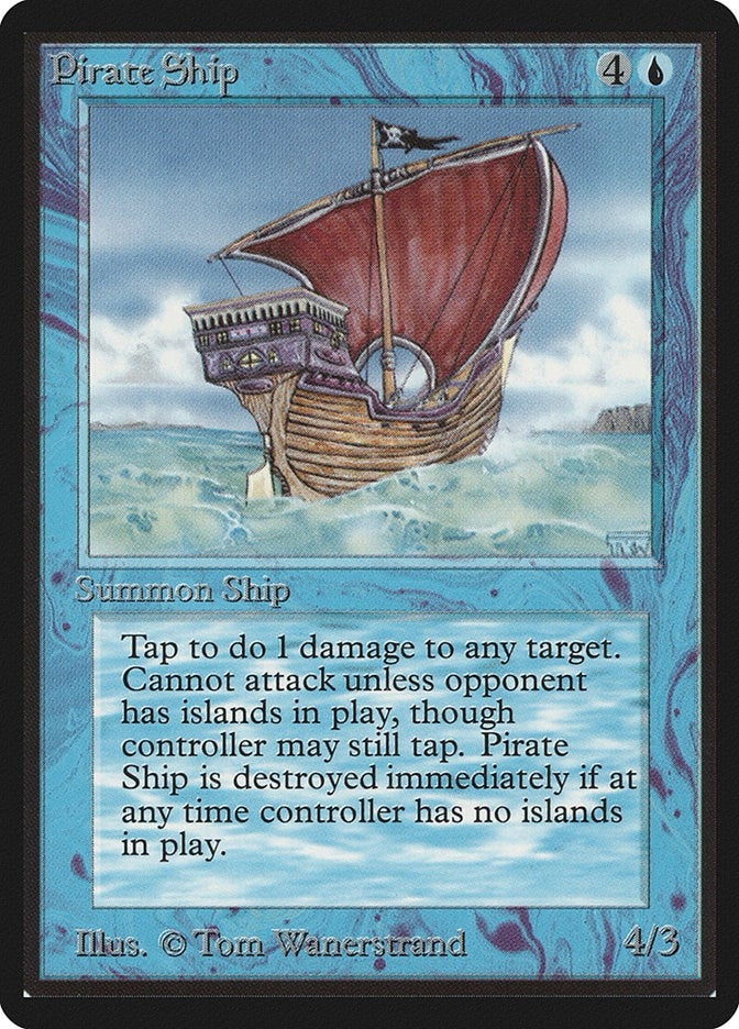 Image for Pirate Ship [Beta Edition] - Magic: The Gathering
