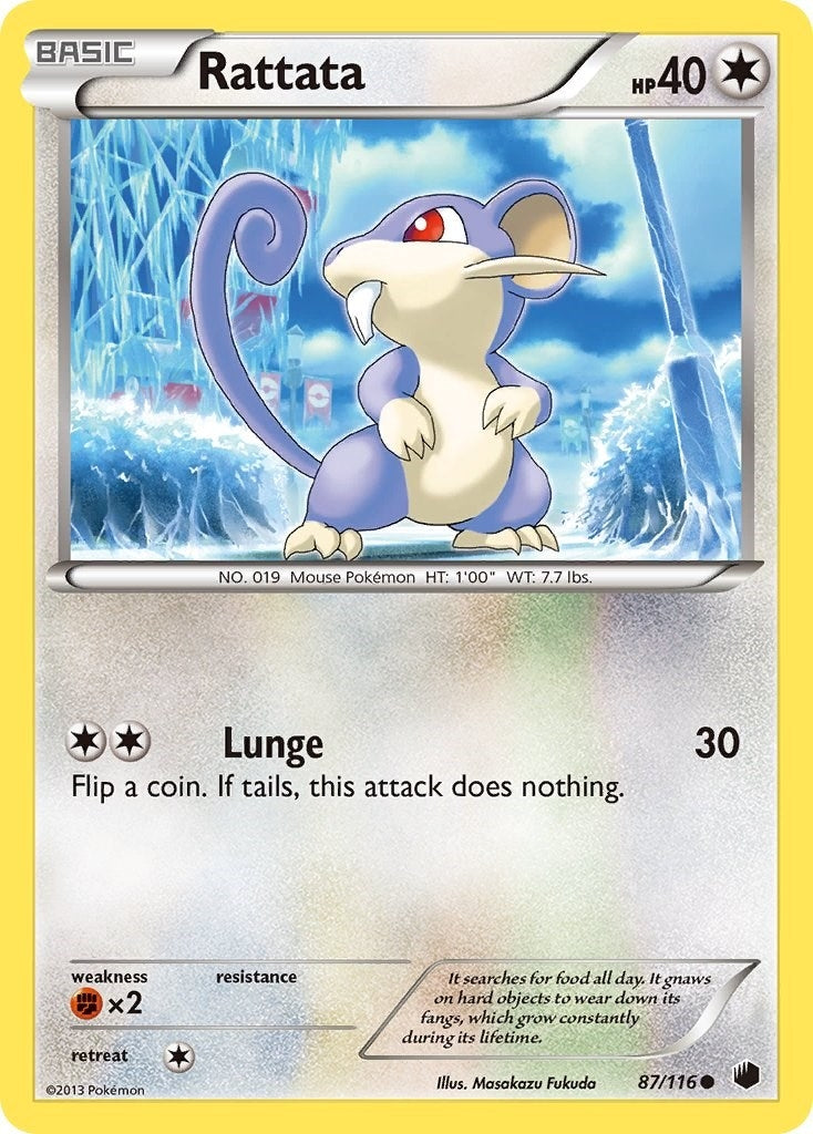 Image for Rattata (87/116) [Plasma Freeze] - Pokemon