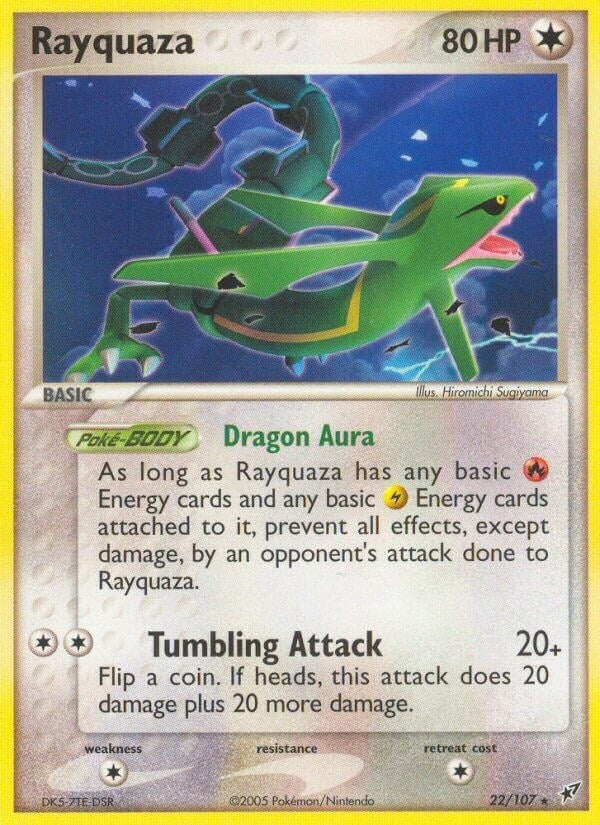 Image for Rayquaza (22/107) [Deoxys] - Pokemon