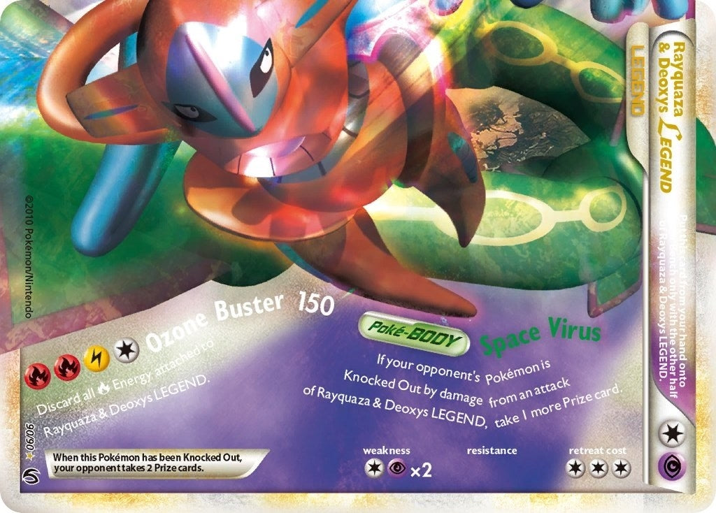 Image for Rayquaza & Deoxys Legend (Bottom) (90/90) [Undaunted] - Pokemon