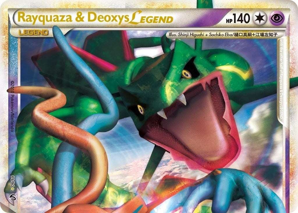 Image for Rayquaza & Deoxys Legend (Top) (89/90) [Undaunted] - Pokemon