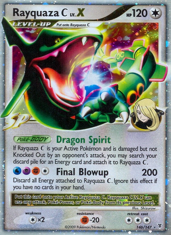 Image for Rayquaza C Lv.X (146) [Supreme Victors] - Pokemon
