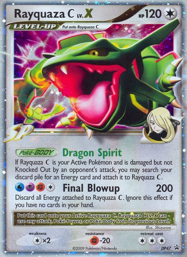 Image for Rayquaza C LV.X - DP47 (DP47) [Diamond and Pearl Promos] - Pokemon