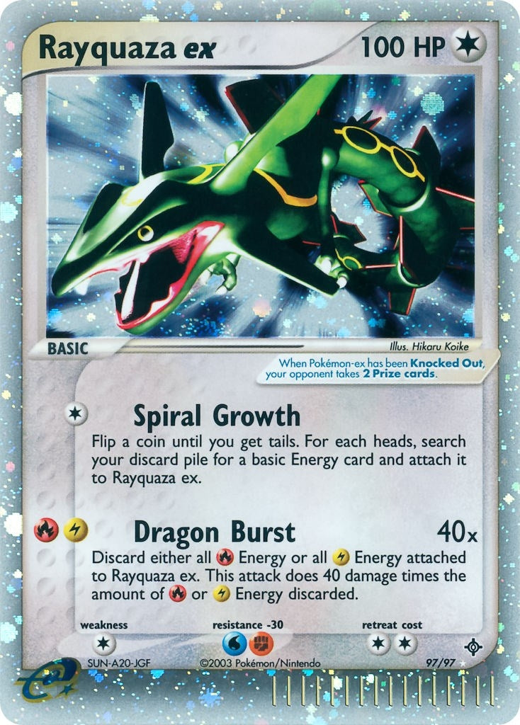 Image for Rayquaza ex (97/97) [Dragon] - Pokemon