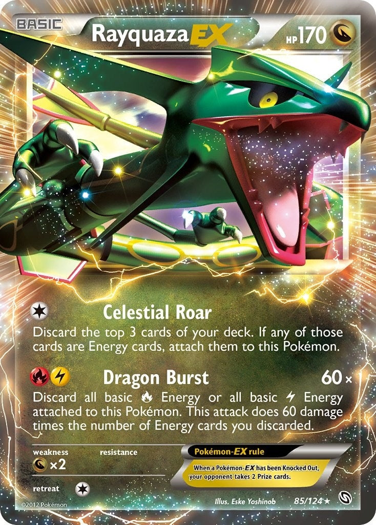 Image for Rayquaza EX (85/124) [Dragons Exalted] - Pokemon