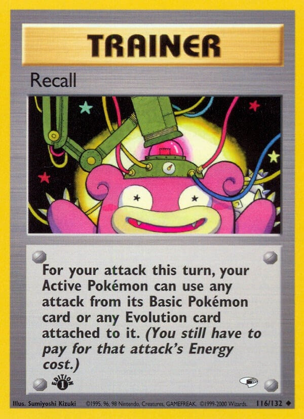 Image for Recall (116/132) [Gym Heroes] - Pokemon