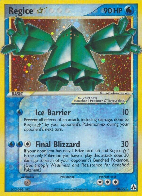 Image for Regice Star (90/92) [Legend Maker] - Pokemon