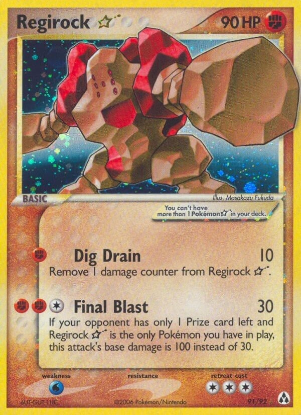 Image for Regirock Star (91/92) [Legend Maker] - Pokemon