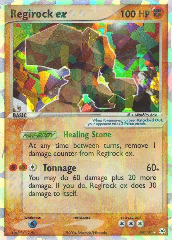 Image for Regirock ex (98/101) [Hidden Legends] - Pokemon