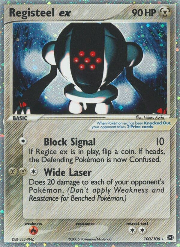 Registeel ex (100/106) [Emerald]