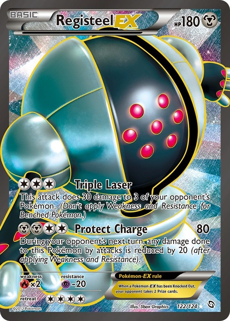 Image for Registeel EX (122 Full Art) (122/124) [Dragons Exalted] - Pokemon