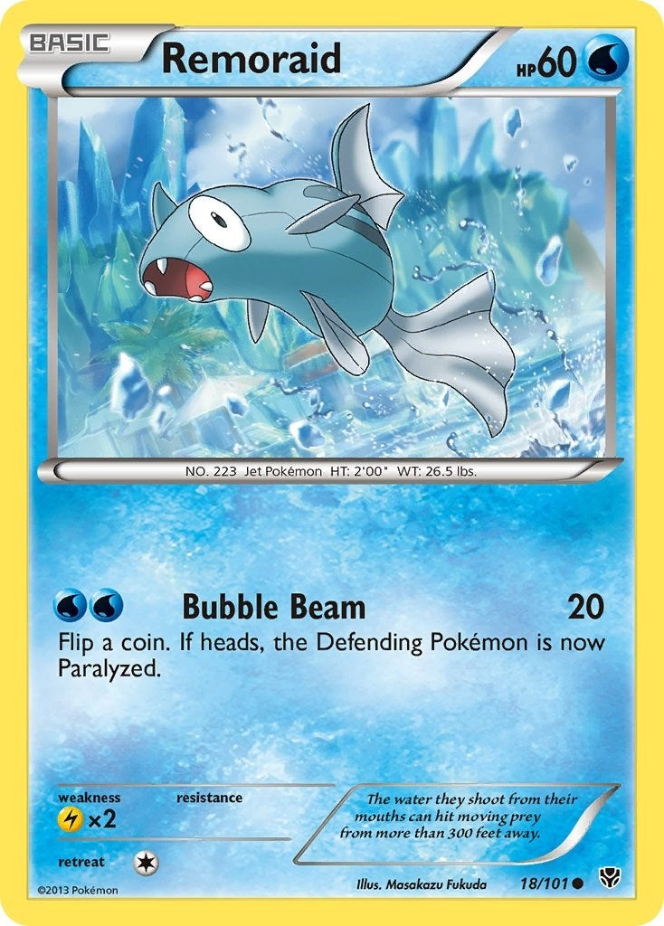 Remoraid (18/101) [Plasma Blast]