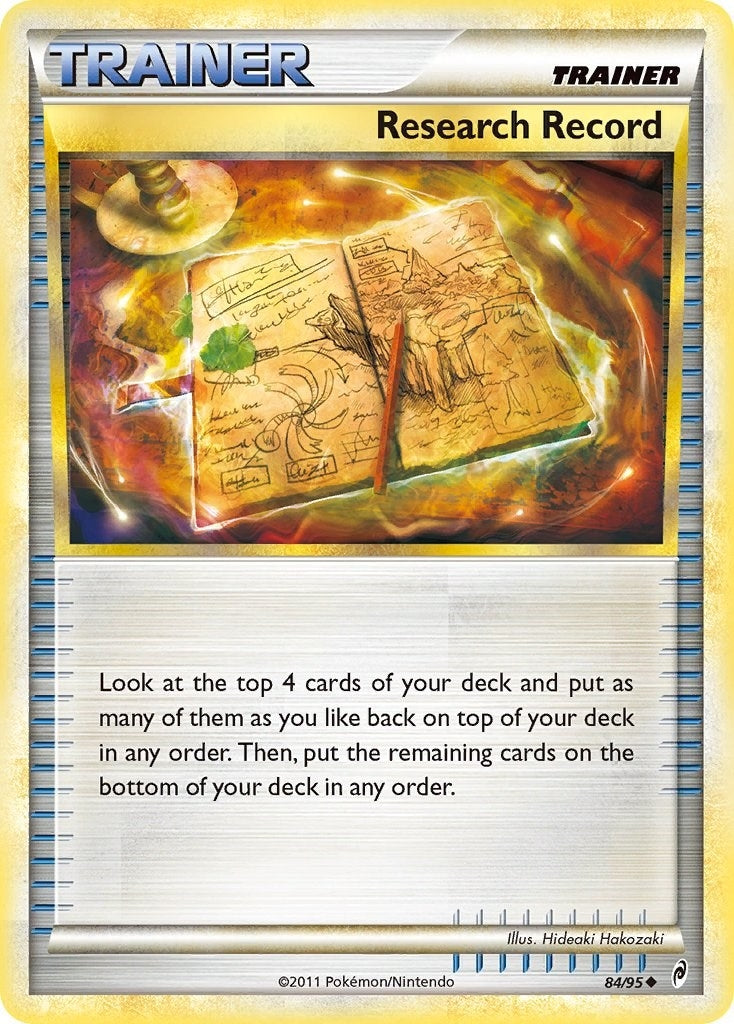 Image for Research Record (84/95) [Call of Legends] - Pokemon