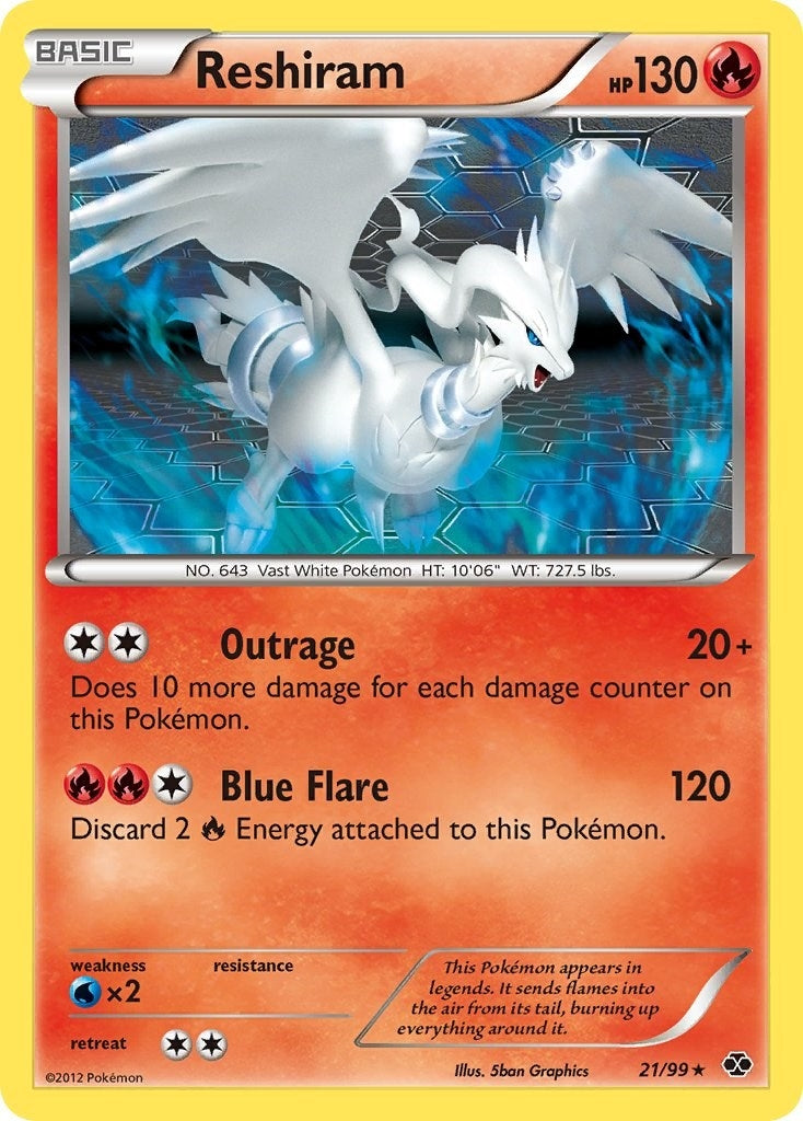 Image for Reshiram (21/99) [Next Destinies] - Pokemon