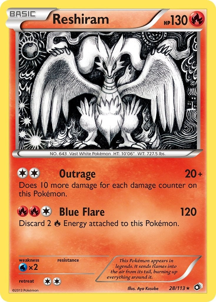 Image for Reshiram (28/113) [Legendary Treasures] - Pokemon
