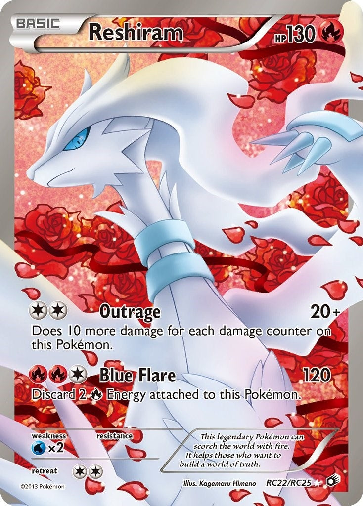 Image for Reshiram (Full Art) (RC22/RC25) [Legendary Treasures: Radiant Collection] - Pokemon
