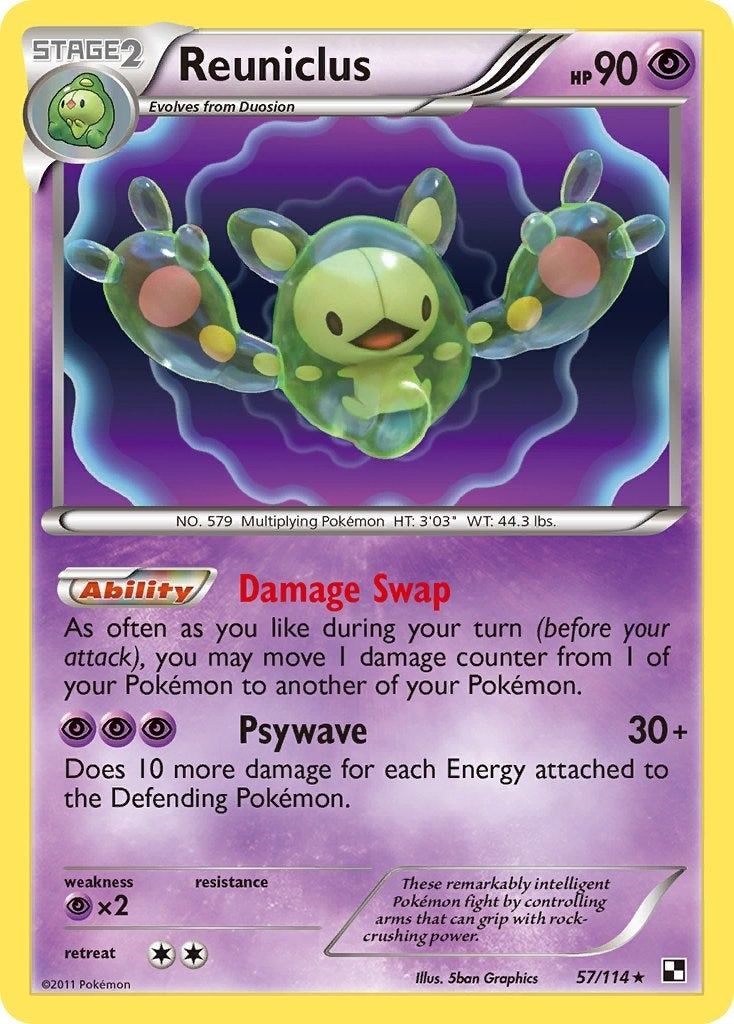 Image for Reuniclus (57/114) [Black and White] - Pokemon