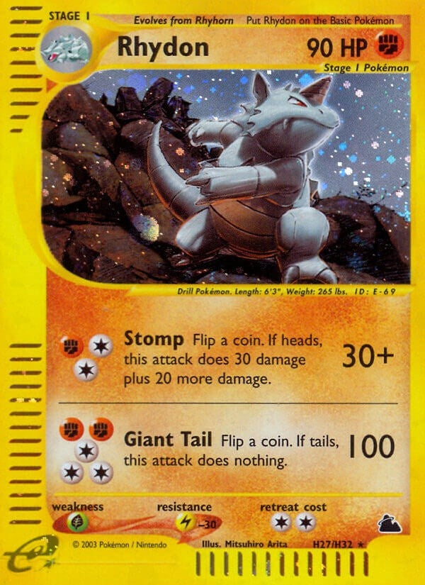 Image for Rhydon (H27) (H27/H32) [Skyridge] - Pokemon
