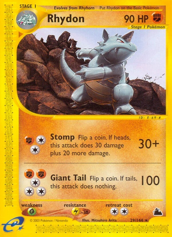 Image for Rhydon (29) (029/144) [Skyridge] - Pokemon