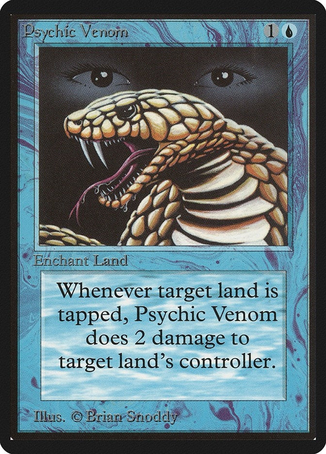 Image for Psychic Venom [Beta Edition] - Magic: The Gathering