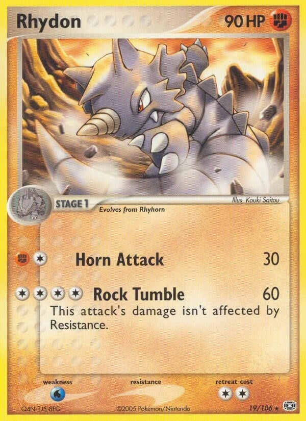 Image for Rhydon (19/106) [Emerald] - Pokemon