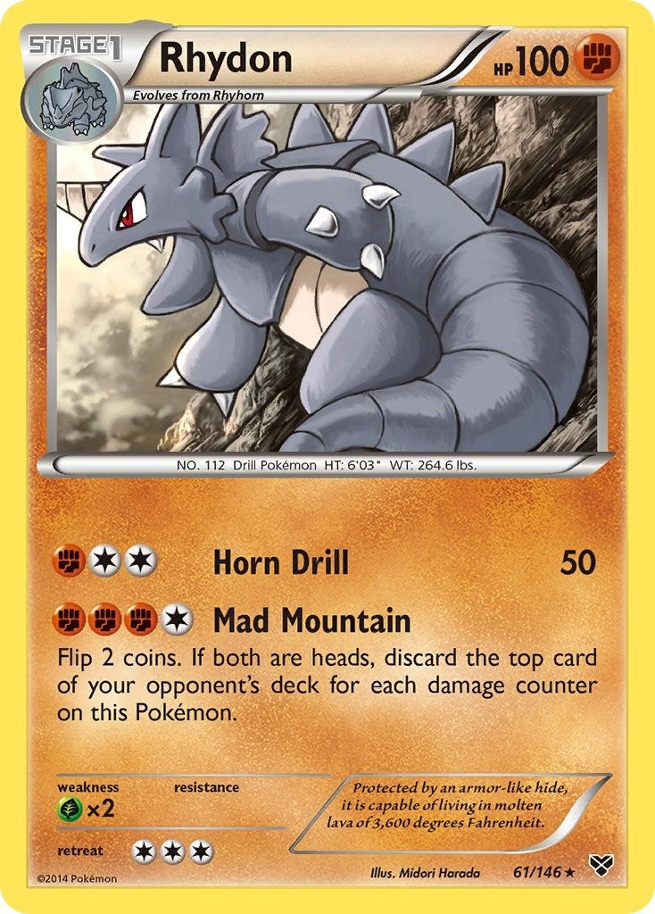 Image for Rhydon (61/146) [XY Base Set] - Pokemon