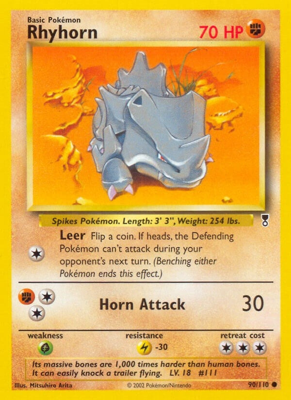 Image for Rhyhorn (090/110) [Legendary Collection] - Pokemon