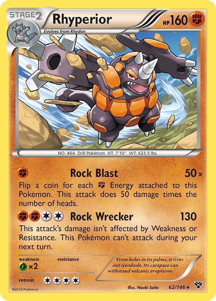 Image for Rhyperior (62/146) [XY Base Set] - Pokemon