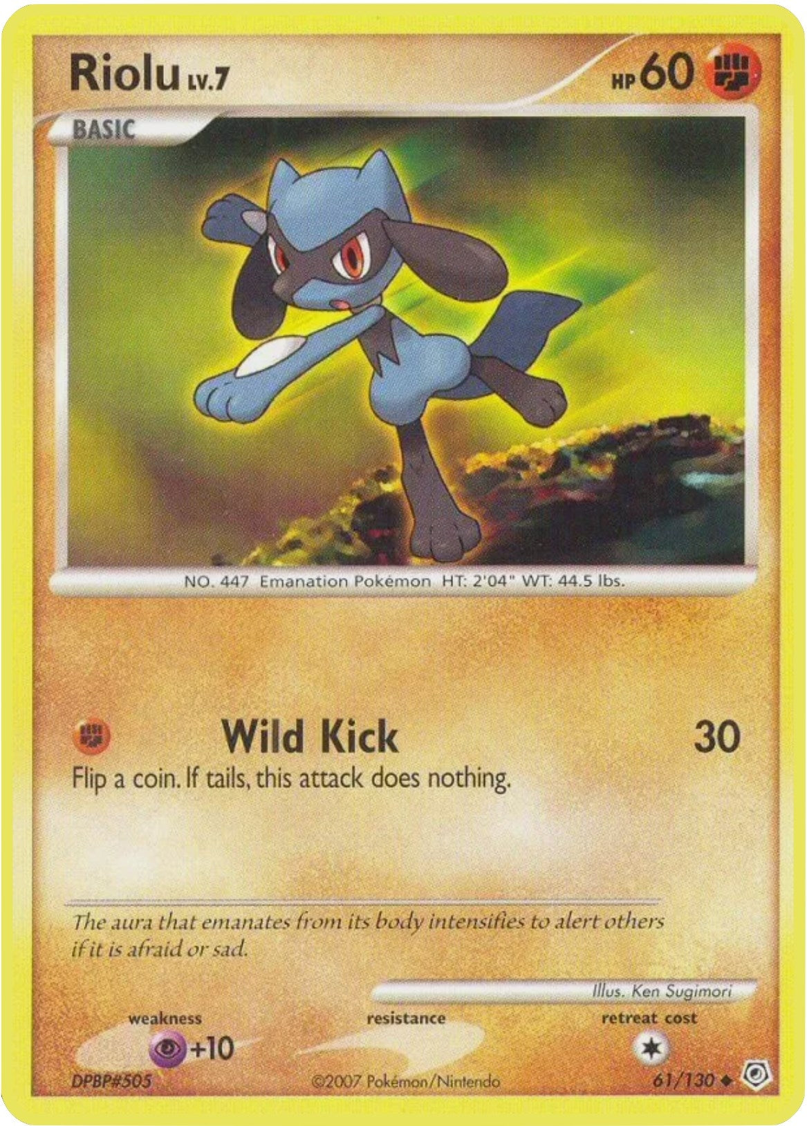 Image for Riolu (61/130) [Diamond and Pearl] - Pokemon