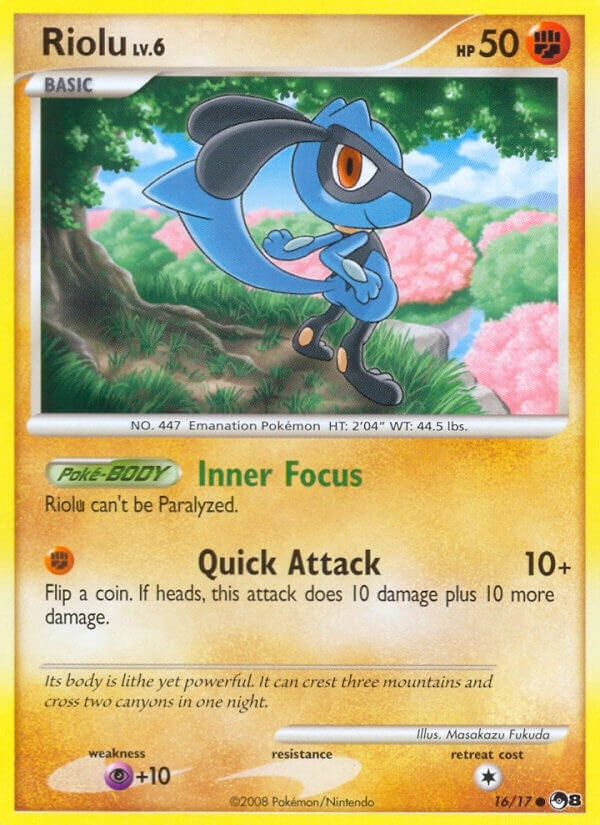 Image for Riolu (016/017) [POP Series 8] - Pokemon