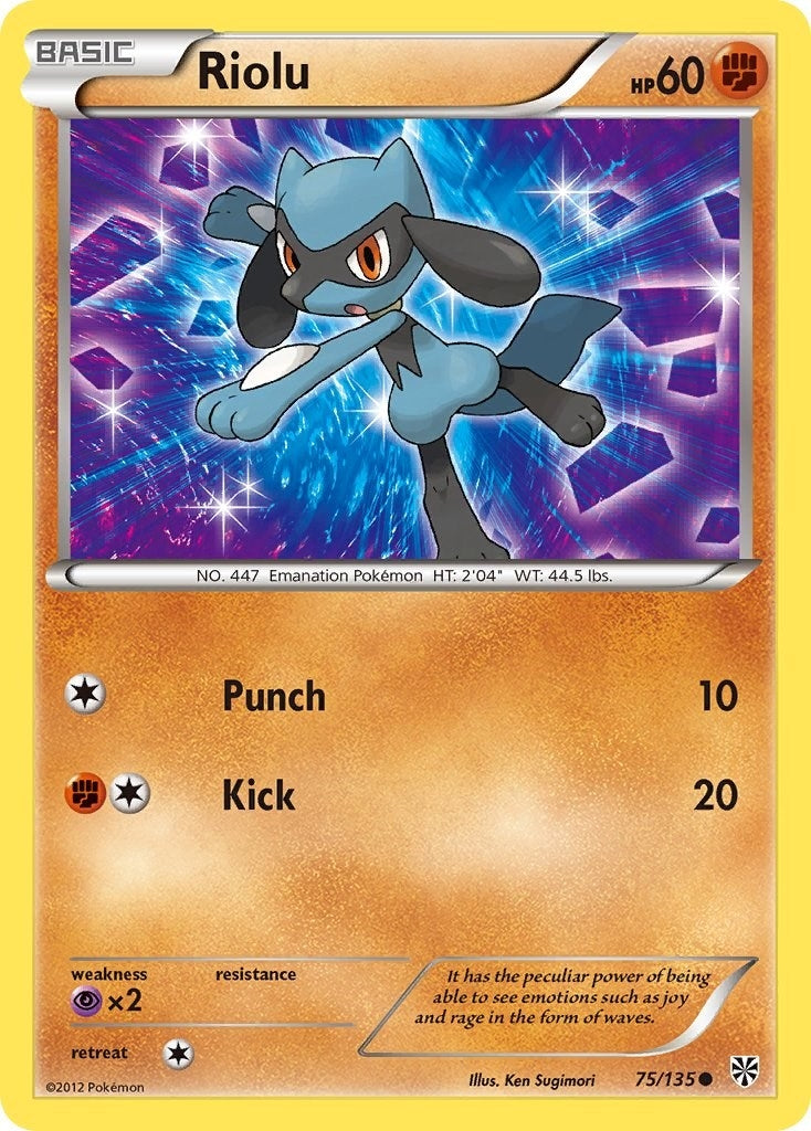 Riolu (75) (75/135) [Plasma Storm]