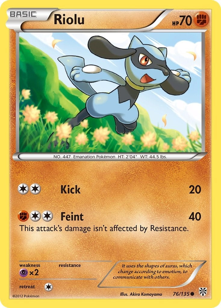 Image for Riolu (76) (76/135) [Plasma Storm] - Pokemon