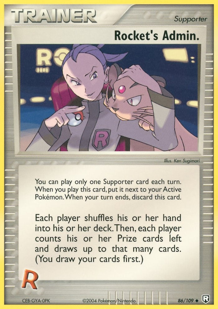 Image for Rocket's Admin. (86/109) [Team Rocket Returns] - Pokemon
