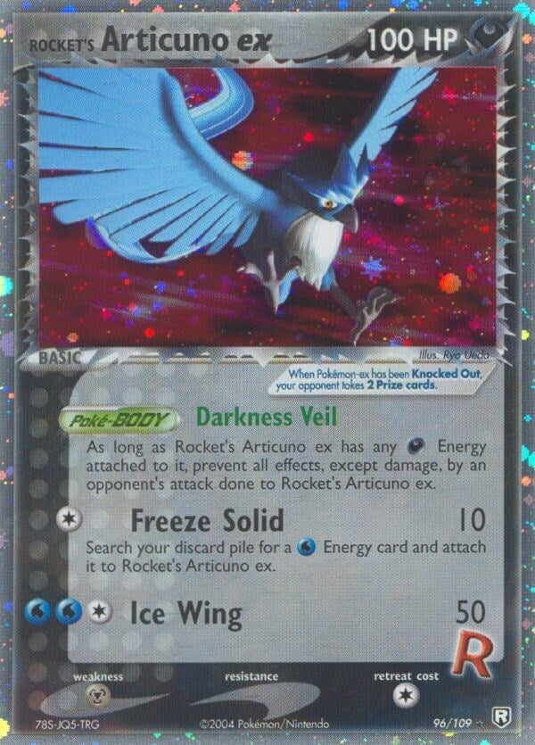 Image for Rocket's Articuno ex (96/109) [Team Rocket Returns] - Pokemon