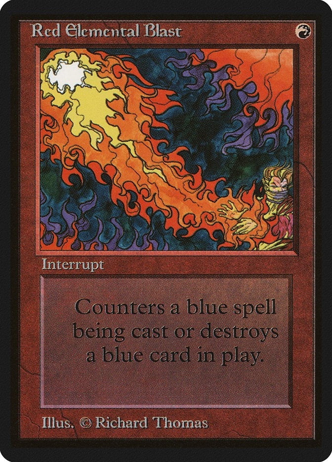 Image for Red Elemental Blast [Beta Edition] - Magic: The Gathering