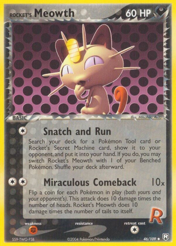 Rocket's Meowth (46/109) [Team Rocket Returns]