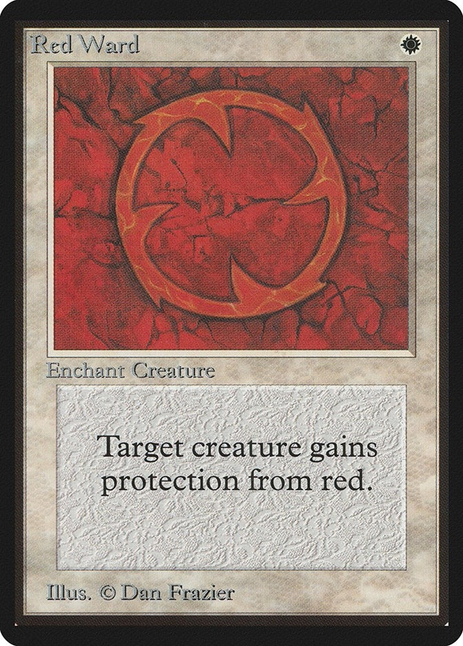 Image for Red Ward [Beta Edition] - Magic: The Gathering