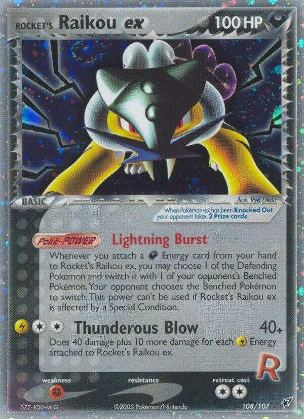 Image for Rocket's Raikou ex (108/107) [Deoxys] - Pokemon