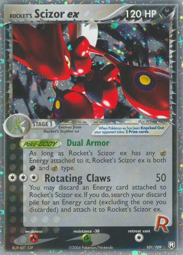 Image for Rocket's Scizor ex (101/109) [Team Rocket Returns] - Pokemon