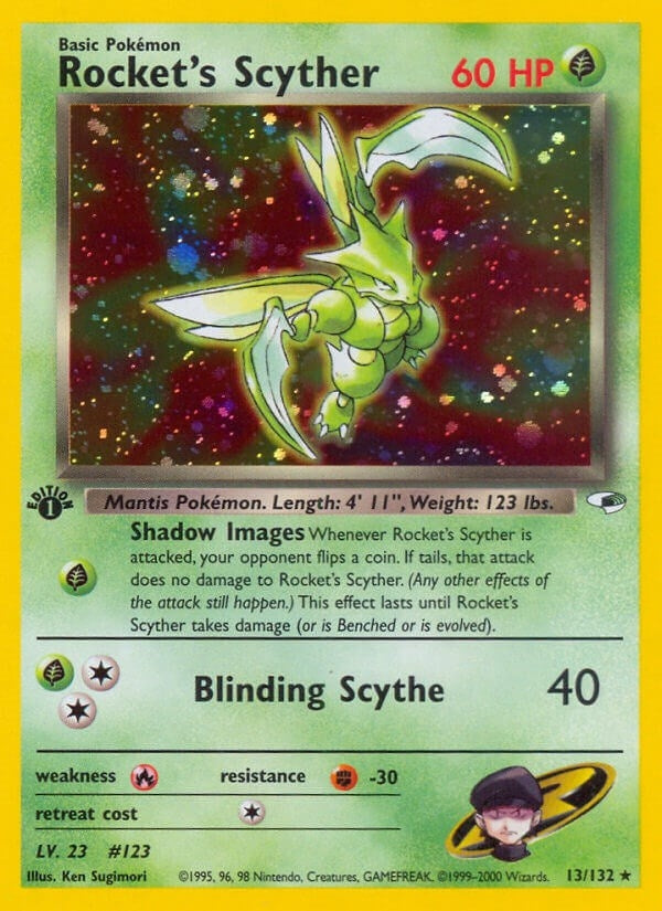 Image for Rocket's Scyther (013/132) [Gym Heroes] - Pokemon