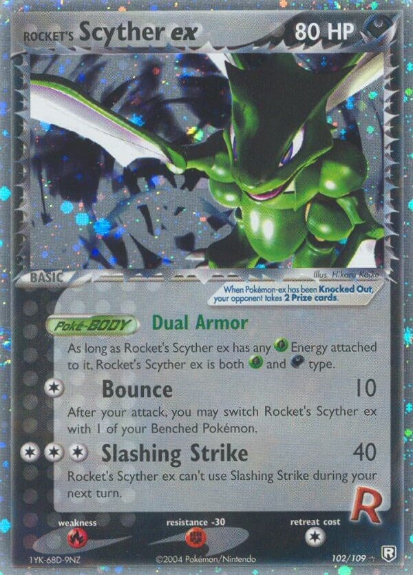 Image for Rocket's Scyther ex (102/109) [Team Rocket Returns] - Pokemon